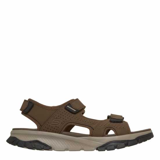 Skechers Men's Flat Sandals Brown 