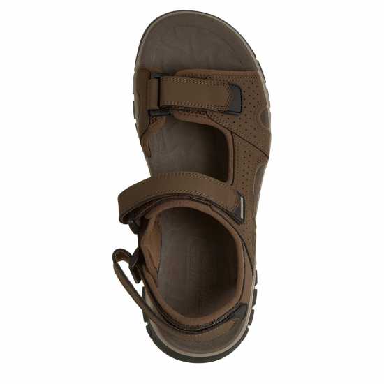 Skechers Men's Flat Sandals Brown 