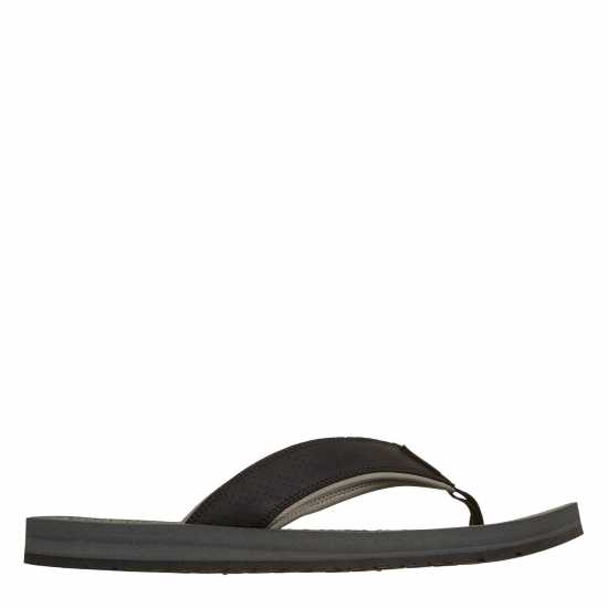 Skechers Men's Flat Sandals Black 