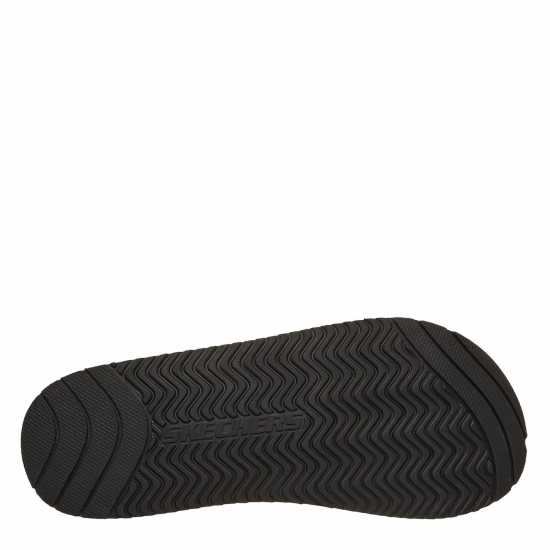 Skechers Men's Flat Sandals Black 