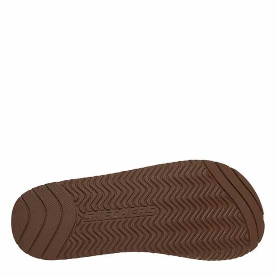 Skechers Men's Flat Sandals Brown 