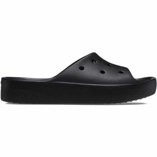 Дамски сандали и джапанки Crocs Classic Platform Shoes Womens Черно Crocs Classic Platform Shoes Womens Черно Дамски сандали и джапанки