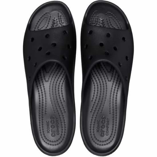 Дамски сандали и джапанки Crocs Classic Platform Shoes Womens Черно Crocs Classic Platform Shoes Womens Черно Дамски сандали и джапанки