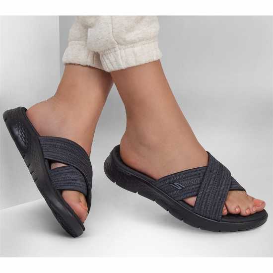 Дамски сандали и джапанки Skechers Джапанки Crossband Slide W Memory Foam Strap Flip Flops Womens Skechers Джапанки Crossband Slide W Memory Foam Strap Flip Flops Womens Дамски сандали и джапанки