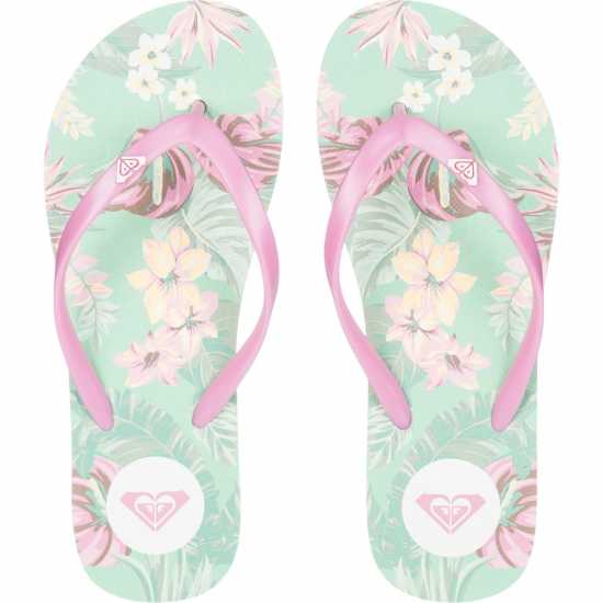 Дамски сандали и джапанки Roxy By The Sea Ff Ld53 Зелено Розово Roxy By The Sea Ff Ld53 Зелено Розово Дамски сандали и джапанки