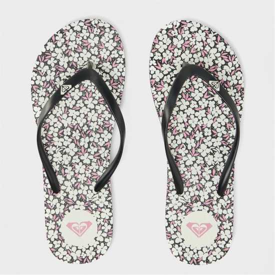 Дамски сандали и джапанки Roxy By The Sea Ff Ld53 Черно/Бяло Прт Roxy By The Sea Ff Ld53 Черно/Бяло Прт Дамски сандали и джапанки