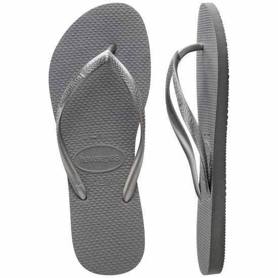 Havaianas Дамски Джапанки Slim Flip Flops Steel Grey 