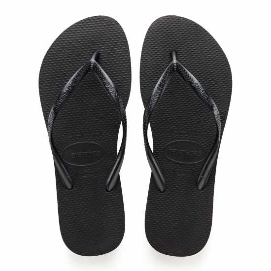 Дамски сандали и джапанки Havaianas Дамски Джапанки Slim Flip Flops Черно Havaianas Дамски Джапанки Slim Flip Flops Черно Дамски сандали и джапанки