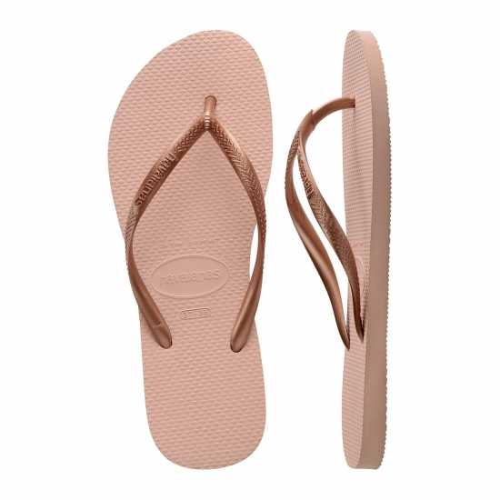 Havaianas Дамски Джапанки Slim Flip Flops Роза Дамски сандали и джапанки