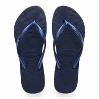 Havaianas Дамски Джапанки Slim Flip Flops Navy Дамски сандали и джапанки