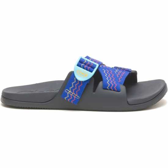 Chaco Chillos Slide Sandal Womens Lasagna Blue Дамски сандали и джапанки