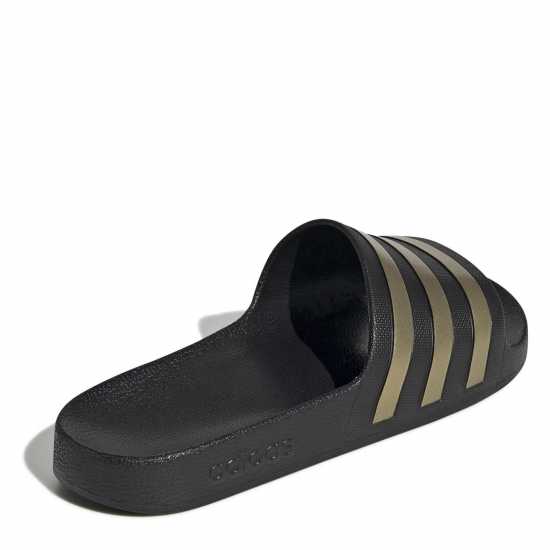 Adidas Adilette Aqua Slide Womens Black/Metalic Дамски сандали и джапанки