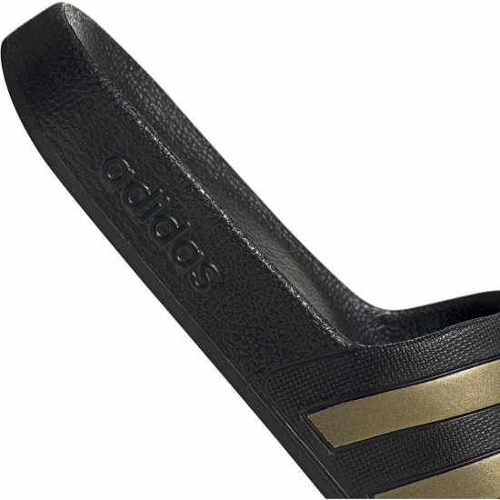 Adidas Adilette Aqua Slide Womens Black/Metalic Дамски сандали и джапанки