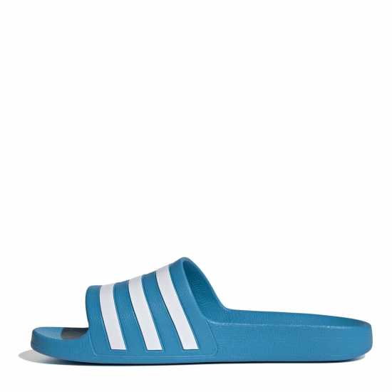 Adidas Adilette Aqua Slide Womens Слънчево синьо/бяло Дамски сандали и джапанки