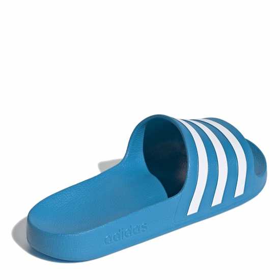 Adidas Adilette Aqua Slide Womens Слънчево синьо/бяло Дамски сандали и джапанки