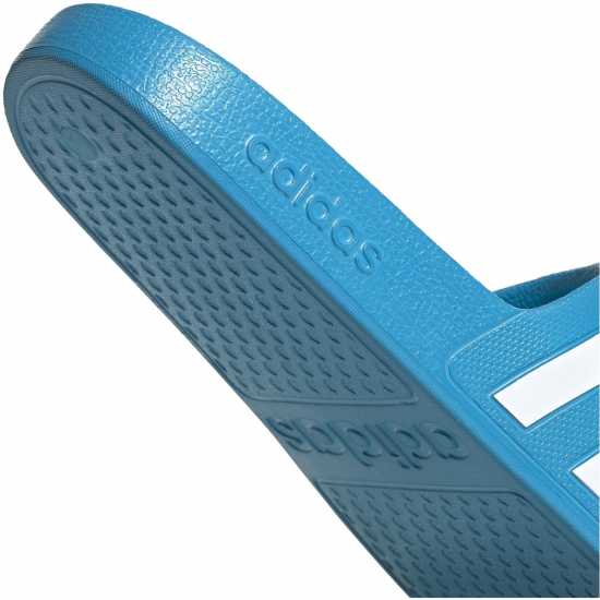Adidas Adilette Aqua Slide Womens Слънчево синьо/бяло Дамски сандали и джапанки