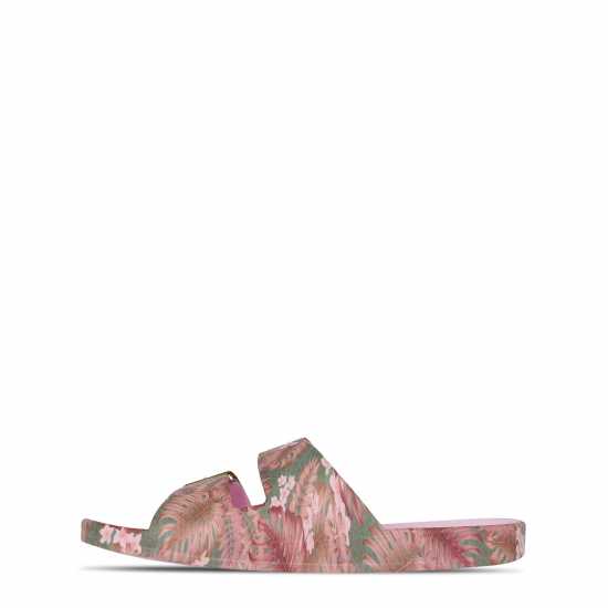 Biba 2 Strap Slider Животно Листо Дамски сандали и джапанки