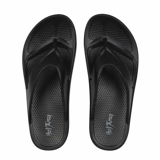 Джапанки Hot Tuna Flip Flops Womens Черно Дамски сандали и джапанки
