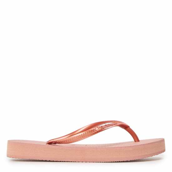 Havaianas Hav. Slim Flatform Crocus Rose 35/3 Flip Flops Womens  