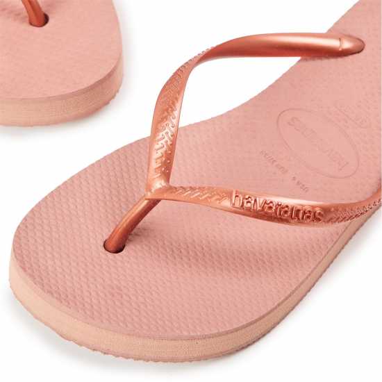 Havaianas Hav. Slim Flatform Crocus Rose 35/3 Flip Flops Womens  