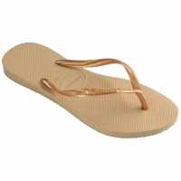 Havaianas Джапанки Hav. Slim Dark Brown/metal Acoused Flip Flops Womens Beige Havaianas Джапанки Hav. Slim Dark Brown/metal Acoused Flip Flops Womens Beige