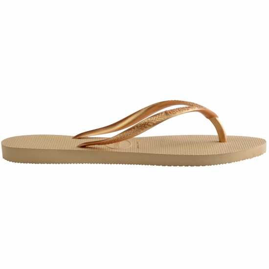 Havaianas Джапанки Hav. Slim Dark Brown/metal Acoused Flip Flops Womens Beige Havaianas Джапанки Hav. Slim Dark Brown/metal Acoused Flip Flops Womens Beige