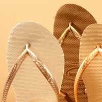 Havaianas Джапанки Hav. Slim Dark Brown/metal Acoused Flip Flops Womens Multi Havaianas Джапанки Hav. Slim Dark Brown/metal Acoused Flip Flops Womens Multi