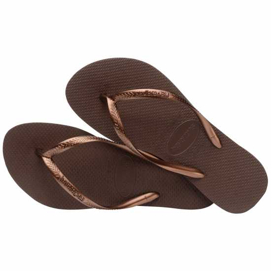 Havaianas Slim Ld33 Dark Brown Дамски сандали и джапанки