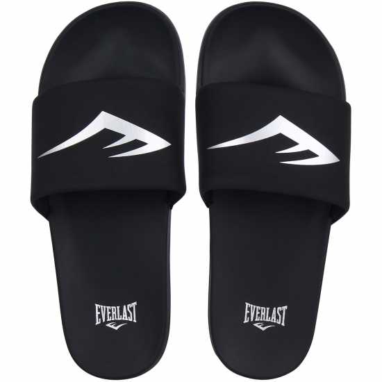 Дамски Чехли Everlast Godan Sliders Ladies Черно/сребро Дамски сандали и джапанки