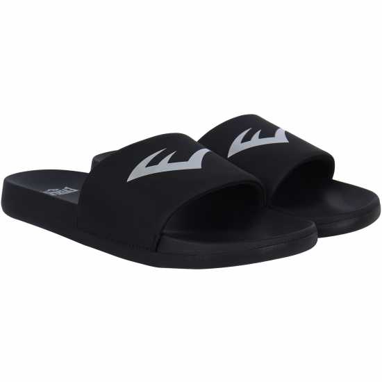 Дамски Чехли Everlast Godan Sliders Ladies Черно/сребро Дамски сандали и джапанки