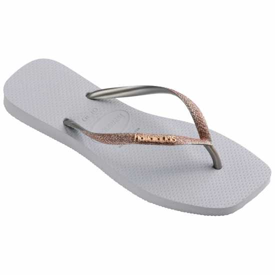 Havaianas Джапанки Hav. Square Glitter Ice Grey 39/40 Flip Flops Womens Havaianas Джапанки Hav. Square Glitter Ice Grey 39/40 Flip Flops Womens