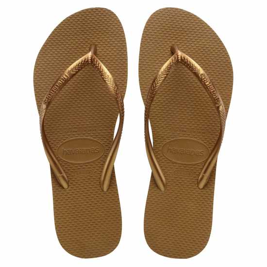 Havaianas Джапанки Women's Hav. Slim Bronze Flip Flops Bronze Havaianas Джапанки Women's Hav. Slim Bronze Flip Flops Bronze