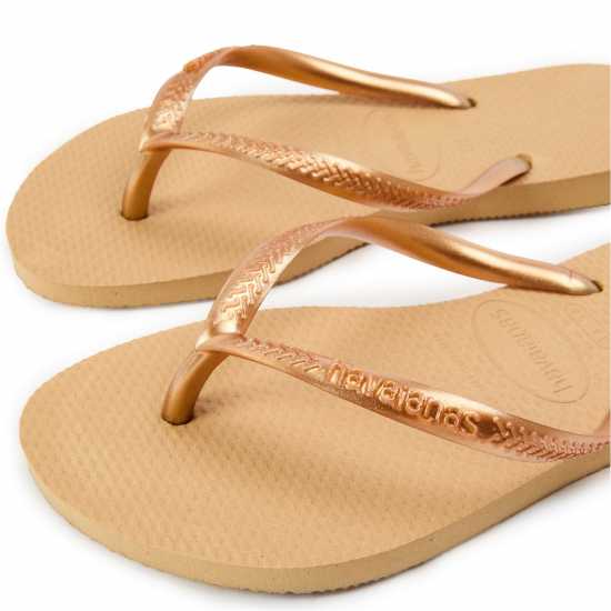 Havaianas Джапанки Women's Hav. Slim Bronze Flip Flops Gold 