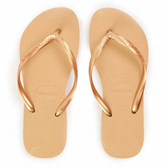 Havaianas Джапанки Women's Hav. Slim Bronze Flip Flops Gold 