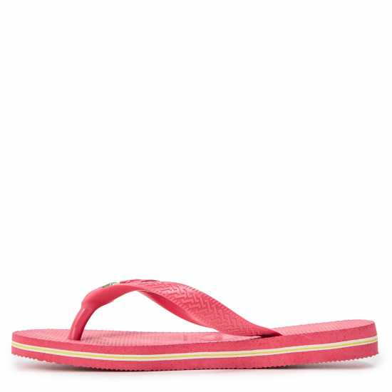 Havaianas Джапанки Hav. Brasil Pink Paradise 33/34 Flip Flops Womens  