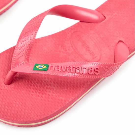 Havaianas Джапанки Hav. Brasil Pink Paradise 33/34 Flip Flops Womens  