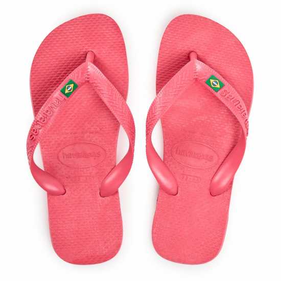 Havaianas Джапанки Hav. Brasil Pink Paradise 33/34 Flip Flops Womens  