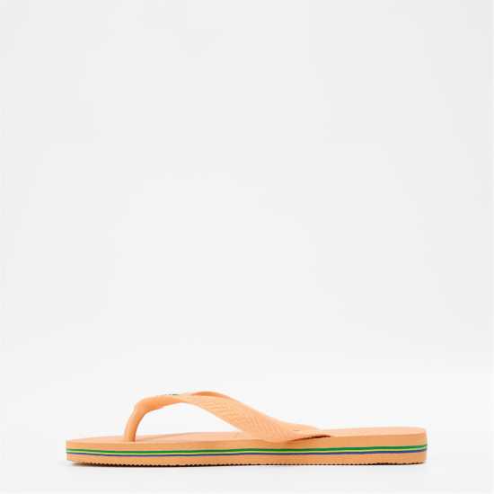 Havaianas Джапанки Hav. Brasil Logo Ruby Red/ruby Red Flip Flops Womens Peach 