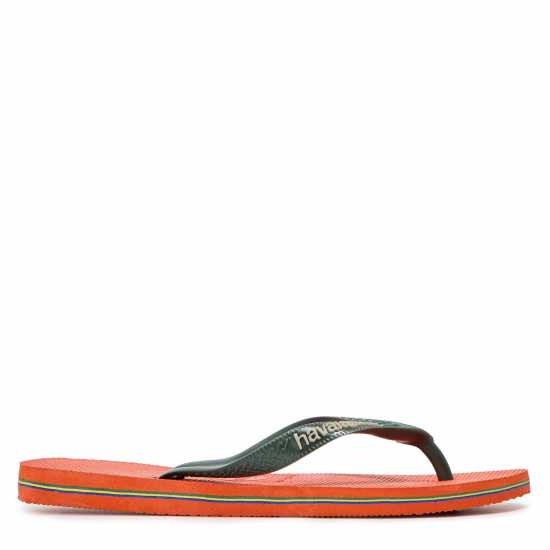 Havaianas Джапанки Women's Hav. Brasil Logo Ruby Red Flip Flops Sunset Orange 