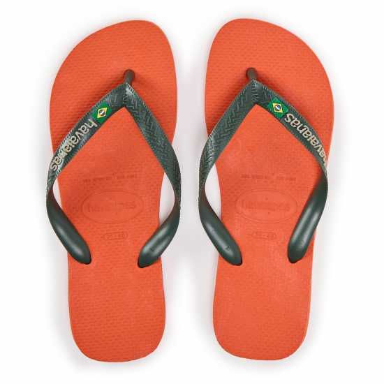 Havaianas Джапанки Women's Hav. Brasil Logo Ruby Red Flip Flops Sunset Orange 