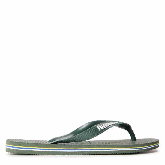 Havaianas Джапанки Women's Hav. Brasil Logo Ruby Red Flip Flops Green 