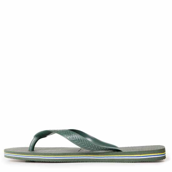Havaianas Джапанки Women's Hav. Brasil Logo Ruby Red Flip Flops Green 