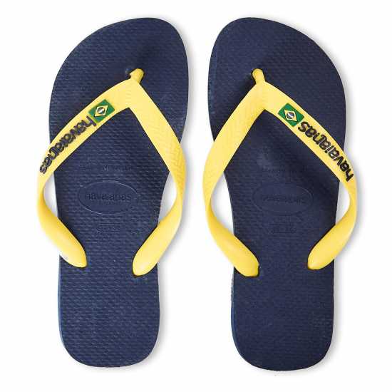 Havaianas Джапанки Women's Hav. Brasil Logo Ruby Red Flip Flops Navy Blue Havaianas Джапанки Women's Hav. Brasil Logo Ruby Red Flip Flops Navy Blue