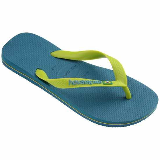 Havaianas Джапанки Hav. Brasil Logo Ruby Red/ruby Red Flip Flops Womens Amznte Blue 