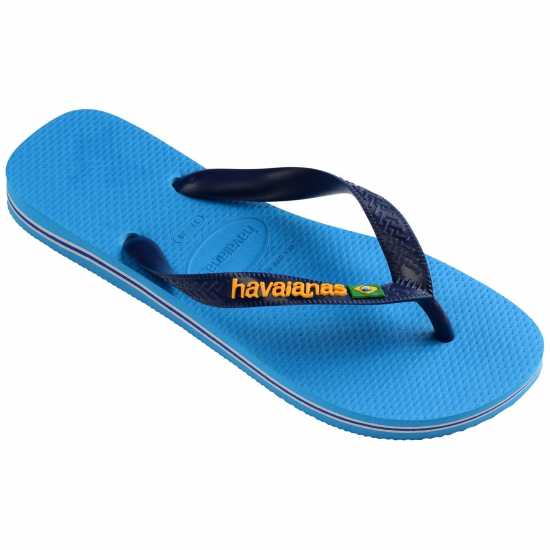 Havaianas Джапанки Women's Hav. Brasil Logo Ruby Red Flip Flops Turquoise 