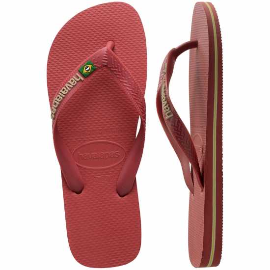 Havaianas Джапанки Women's Hav. Brasil Logo Ruby Red Flip Flops Pau Havaianas Джапанки Women's Hav. Brasil Logo Ruby Red Flip Flops Pau