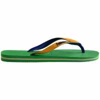 Havaianas Джапанки Hav. Brasil Mix Leaf Green/marine B Flip Flops Womens Leaf Green/Blue