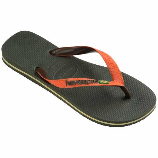 Havaianas Джапанки Women's Hav Brasil Mix Flip Flops GREEN/ORANGE Havaianas Джапанки Women's Hav Brasil Mix Flip Flops GREEN/ORANGE