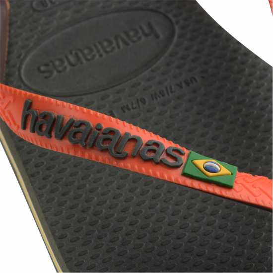 Havaianas Джапанки Women's Hav Brasil Mix Flip Flops GREEN/ORANGE Havaianas Джапанки Women's Hav Brasil Mix Flip Flops GREEN/ORANGE