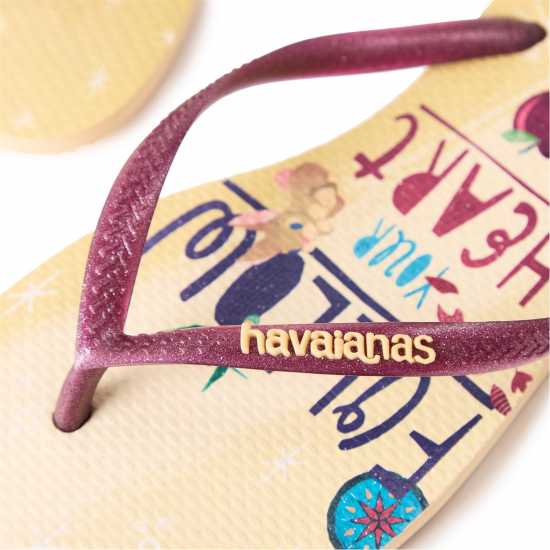 Havaianas Джапанки Hav. Kids Slim Princess Beige 35/36 Flip Flops Womens  